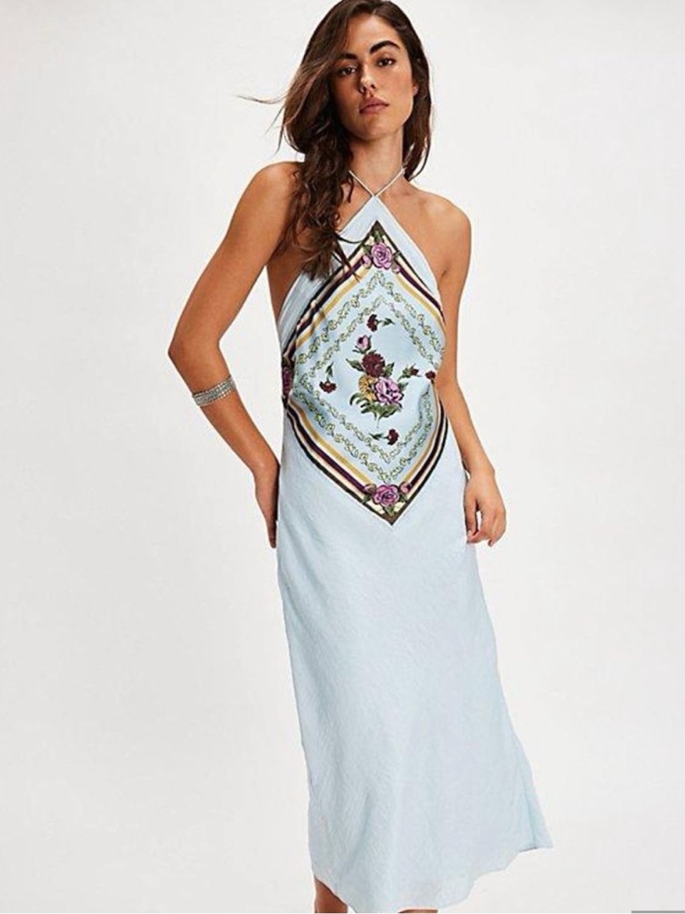 Free People Citrine Midi Dress Size M